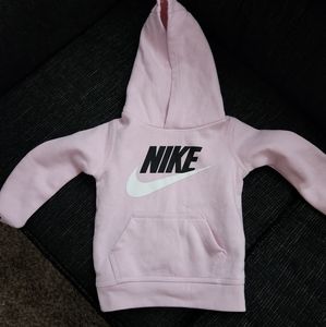 Pink Nike hoodie